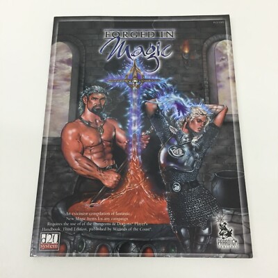 FORGED In Magic Softback Buch D20 System RPG D&D Paradigm Konzepte