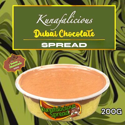 Dubai Schokolade Kunafa 200g Pistazie Viral Aufstrich kleiner Topf - Snack & Dessert