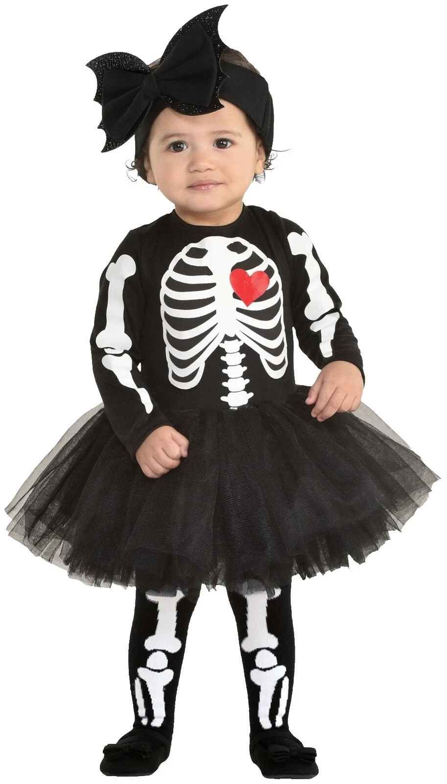 Disfraces Negro Horror Traje completo para Niñas