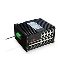 24-Port Managed PoE Gigabit Industrial Ethernet Switch, 2-Layer  Lightning