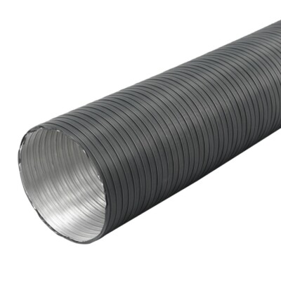 Anthrazit Aluminium Flexschlauch 125mm / 3m Alu Flexi Luftführung Rohr Tube