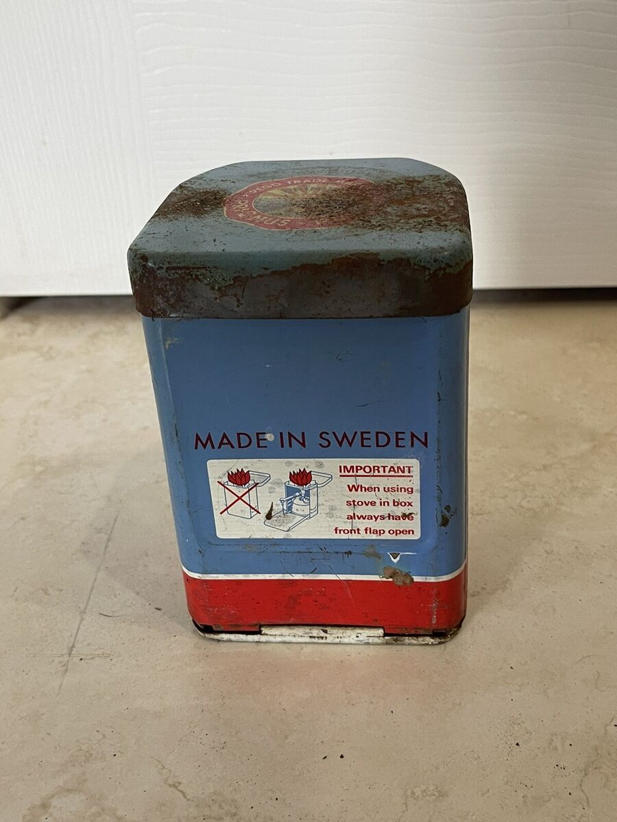 Vintage Primus 71 Camp Stove w/ Original Tin & Box Made In Vintage Primus 71 Camp Stove w/ Original Tin & Box Made In