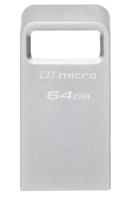 64GB Kingston Technology DataTraveler Micro USB3.2 Type-A Flash Drive - Silver