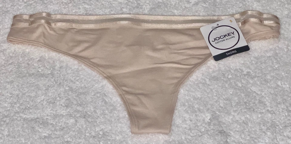 JOCKEY Supima хлопок очарование света голая стринги трусики женщин S 5 M 6 L 7 XL 8 XXL 9 - Изображение 3 из 4