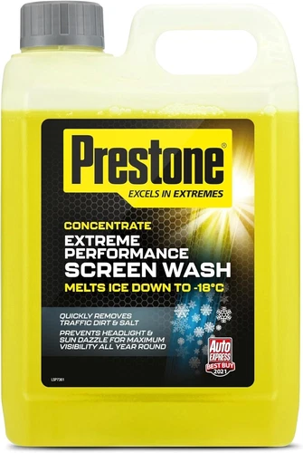 Prestone Screen Wash for Cars, Concentrate makes up to 50 Litres of S
