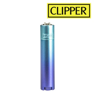 Briquet Clipper METAL BLUE GRADIENT