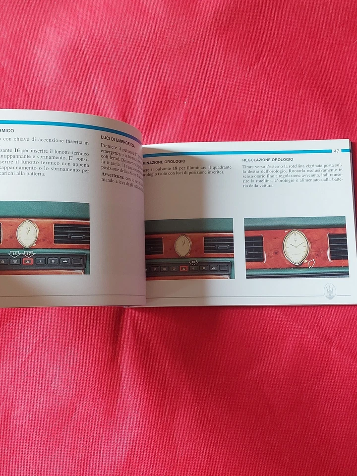 Maserati Quattroporte Libretto Uso E Manutenzione - Immagine 3 di 4