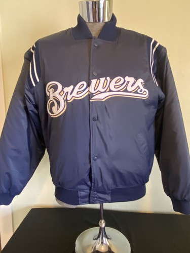 Milwaukee Brewers Dugout Jacket | eBay