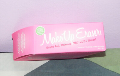 New Makeup Eraser ~ Erase All Makeup With Just Water 4''x3'' Sample