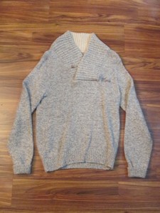ragg wool cardigan