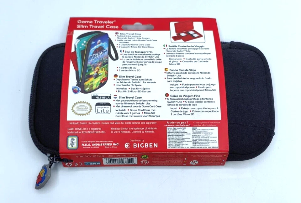 Nintendo Switch Lite Zelda Links Awakening Slim Travel Case Tasche NLS115LA G25 - Bild 2 von 2