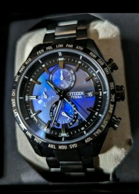 Citizen Attesa Hakuto R Collaboration AT8285-68Z Black Citizen Attesa Hakuto R Collaboration AT8285-68Z Black