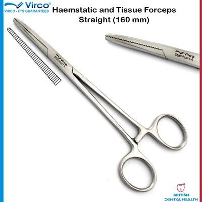 Tattoo Piercing Pinzette gerade 16 cm hämostatische Thermostatgewebe Erbsenpinzette