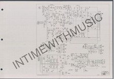 Peavey IPS 400 Vintage 1990 Dual Channel Power Amp Schematic 81505300 ORIGINAL