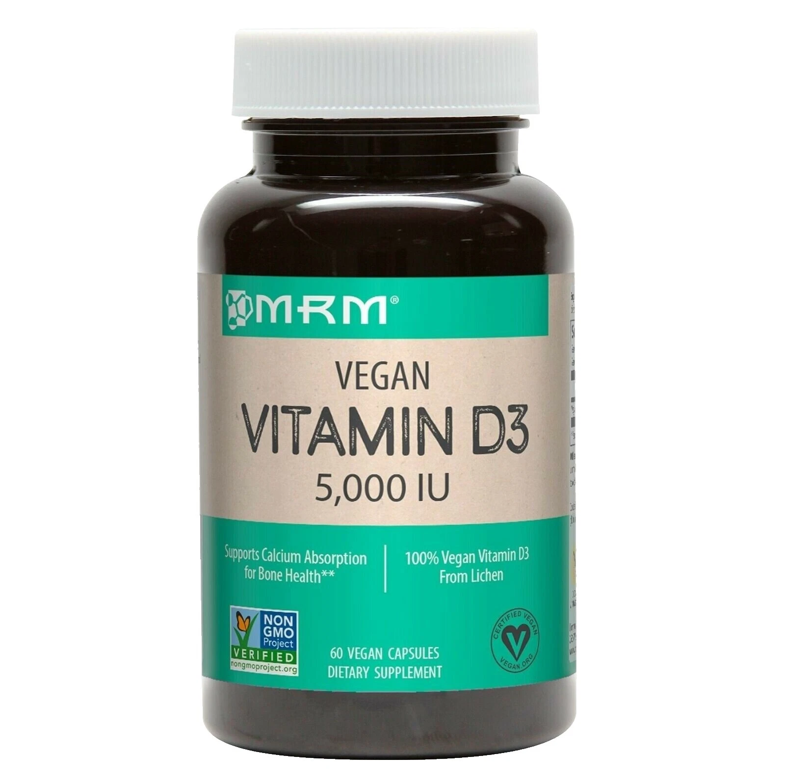 Cápsula de vitamina D MRM vitaminas y minerales