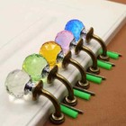 Glass crystal Decorative Hooks / Wall Hooks Clear / Crystal Curtain Tieback Hook