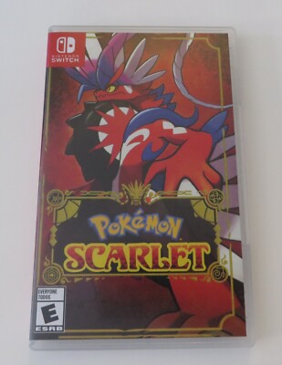 Replacement Case (NO GAME) Pokemon Scarlet Nintendo Switch
