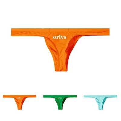 Unterwäsche G-String Orange Schwacher Anstieg Solide Weich Atmungsaktiv Elasthan