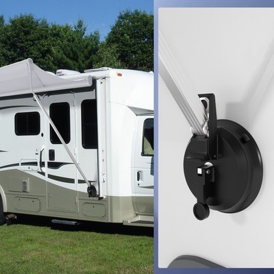 2×Wohnmobil Caravan Markisenfußhalter für Thule & Fiamma & Dometic RV Sucker'