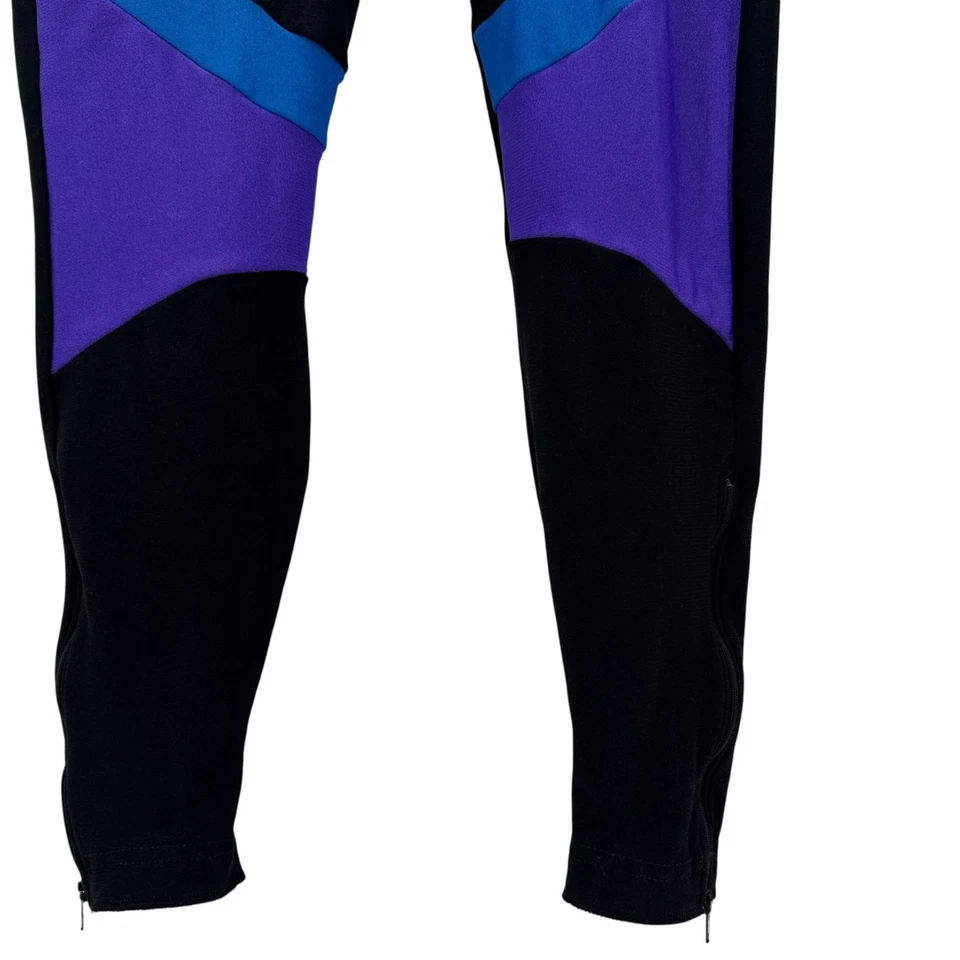 Pantalones de colección Pearl Izumi para mujer 10 tirar con cordón ajustados cremallera tobillo negros Foto 3 de 4