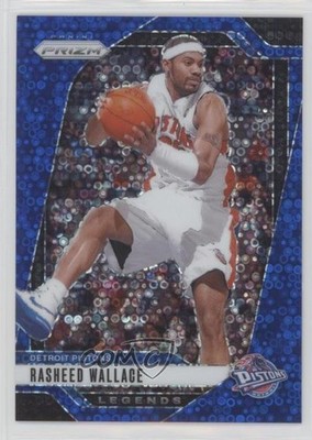 2024-25 Panini Prizm Legends Fast Break Blue 30/150 Rasheed Wallace #293 1m00