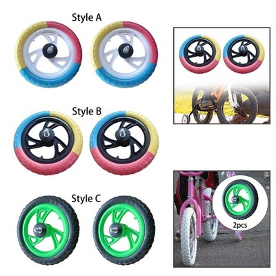 2pcs 30 cm Kinderballe Bike Räder Nylon Hub luftless Reifen Ersatzteile