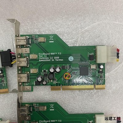 1pc for 100% TEST FireBoard-800 V.2 Ver.1.1 Unibrain 2008 1394B ( or ) #wd