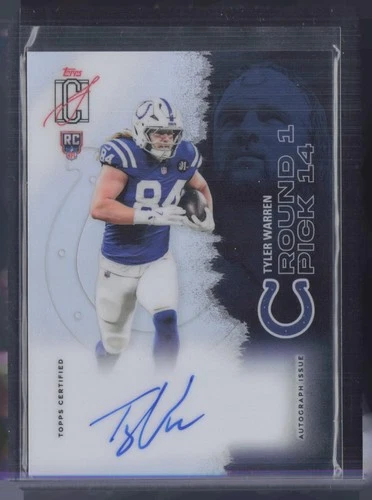 2025 Topps Signature Tyler Warren Rookie Class Autographs (RAW)