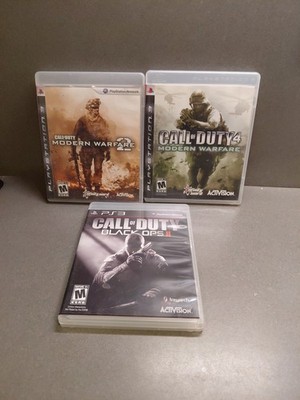 PS3 Call Of Duty Lot Of 3 Black Ops 2, Modern Warfare