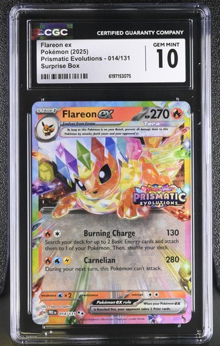Flareon ex graded CGC 10 for sale on eBay