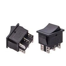 2 Pcs Power Wheel Gas Switch 6 Pin , Universal Accelerator Foot Pedal for Ki...
