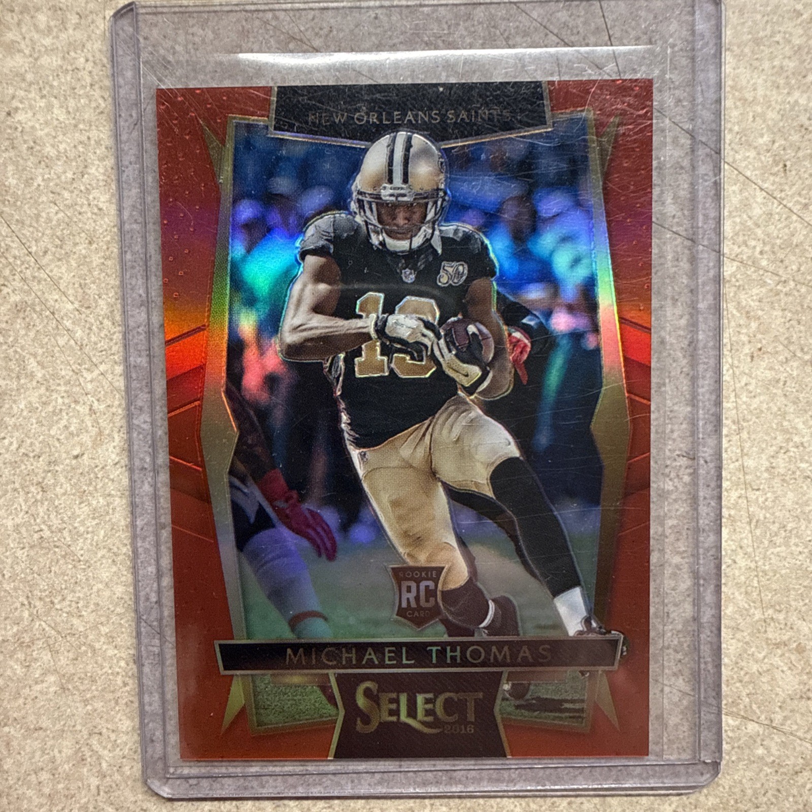 2016 Panini Select - Concourse Michael Thomas #19 Red Prizm /99 (RC)