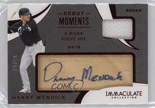 2020 Panini Immaculate Debut Moments Relics 1/49 Danny Mendick #DM-DM Auto z7j