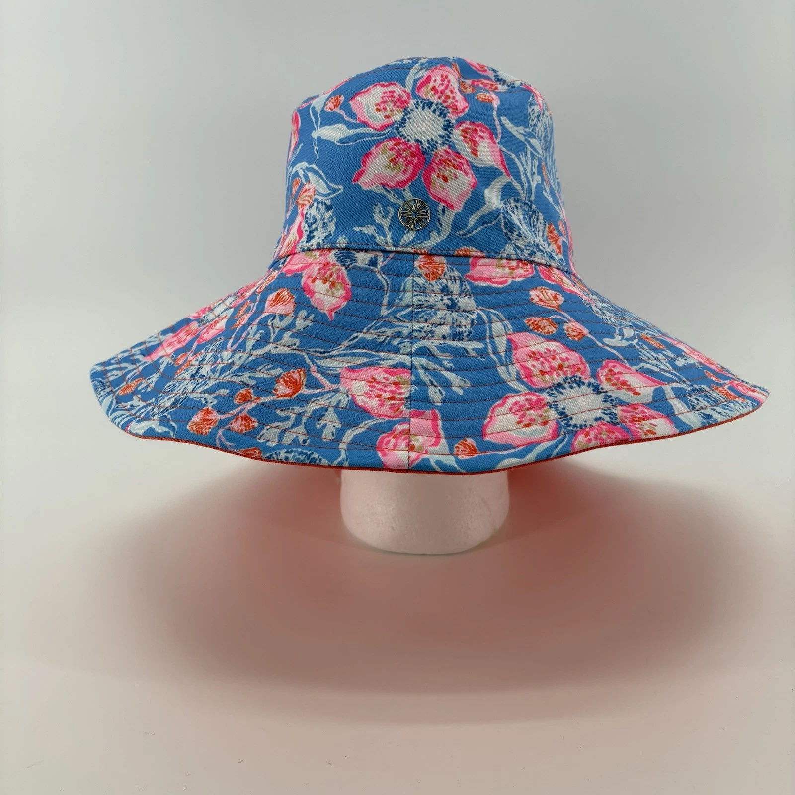Lilly Pulitzer Reversible Canvas UPF 50 Bahamian Rhapsody’s Sun Hat One Size