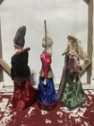 Set Of 3 Porcelain Russian Dolls. Traditional Folk Dress — photo 2