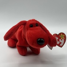 Beanie Baby Rover Dog Style 4101 Red DOB May 30, 1996 Retired Tag Errors
