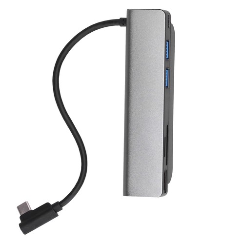 Docking Station 6 In 1 Type C To High Definition Multimedia Interface USB Me NEW - Afbeelding 6 van 12