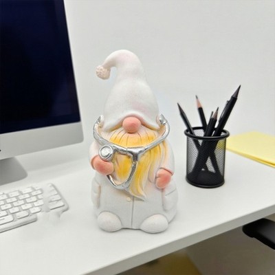 Cute Miniature Hospital Staff Gnomes Sculpture Party Gift For Healthcare Workers