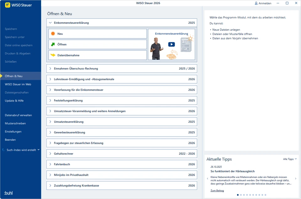 Download-Version WISO Steuer 2026 für die Steuererklärung 2025 - Bild 2 von 4