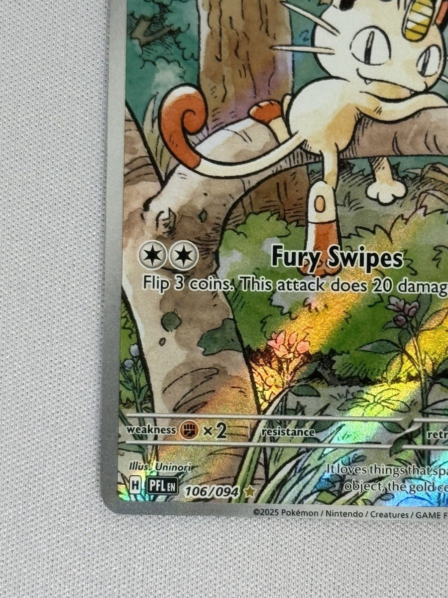 Pokémon Meowth 106/094 – Phantasmal Flames – TCG - MINT | eBay