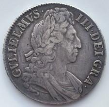 1696 William III Silver Crown