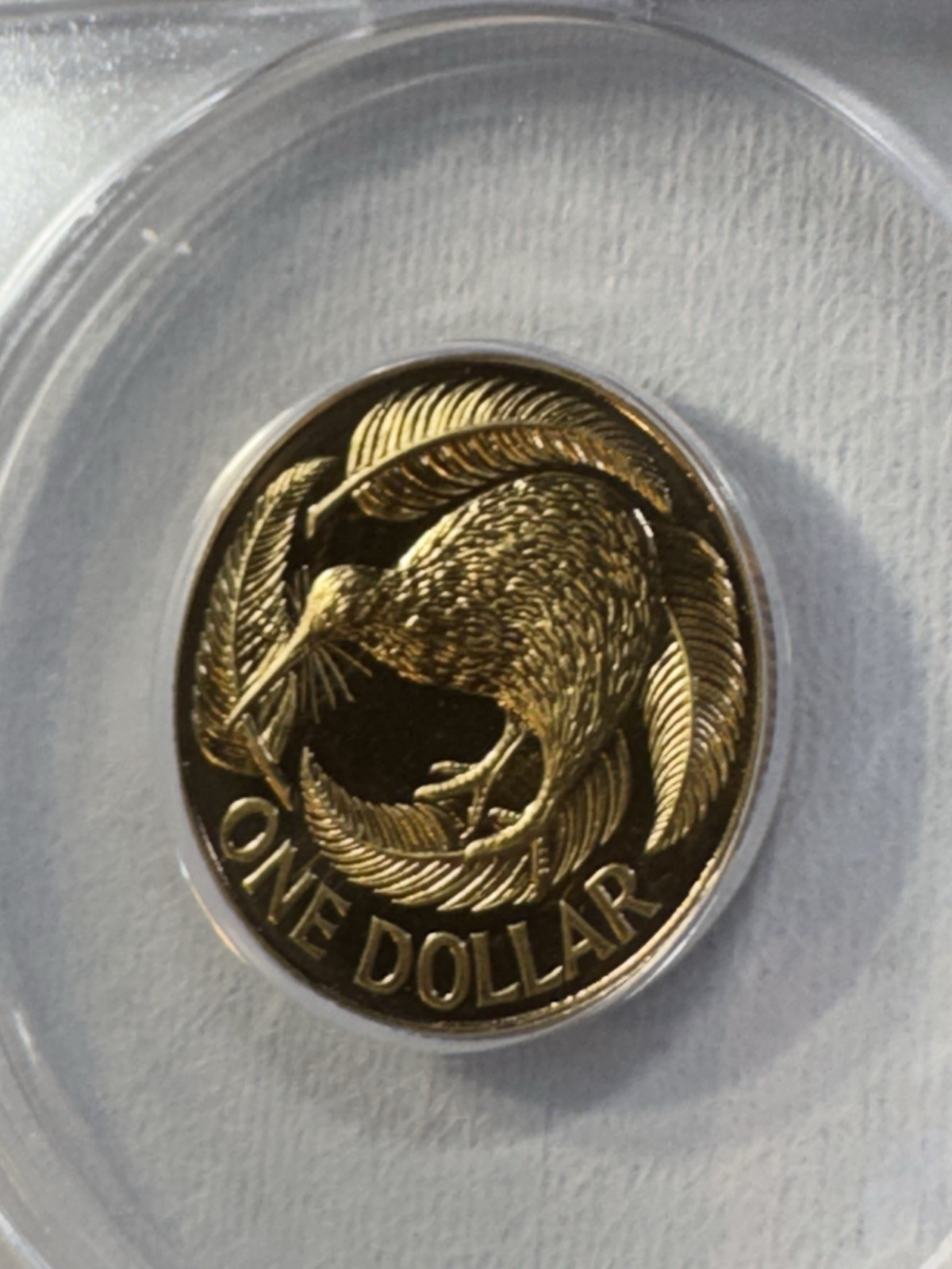 1993 New Zealand 1 Dollar Graded PR 68 DCAM by ANACS