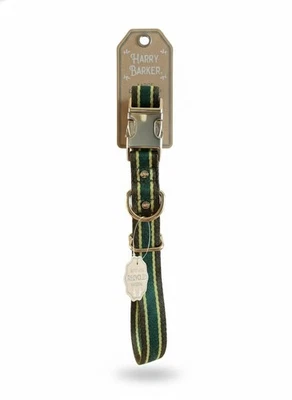 Harry Barker Dog Collar M L | Durable Striped Patterns | Recycled Eco-Friendly