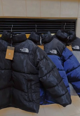 #ad #ad The North Face Men#x27;s Insulated Puffer Jacket XL Black Blue Gray Full Zip $80.00