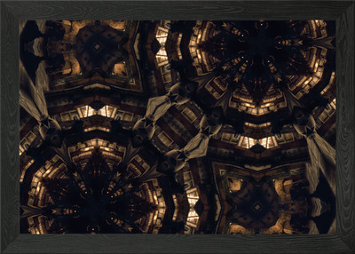 Kaleidoskop gerahmtes Wandbild Poster Leinwanddruck Bild