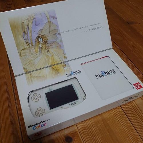 Bandai Wonder Swan Color Final Fantasy Limited Edition Console White Tested Used