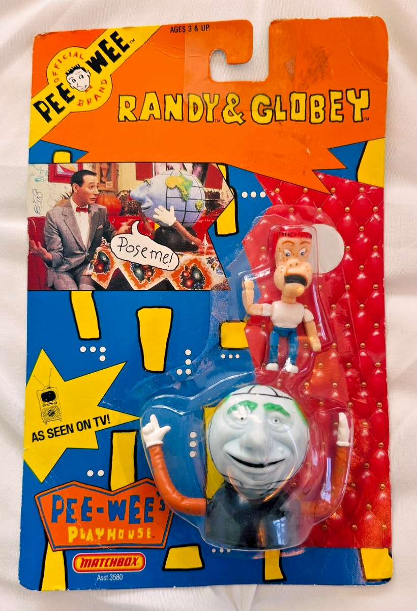 Vintage 1988 Pee Wee Herman Playhouse Randy & Globey Figure