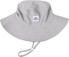 Baby Toddler Sun Hat,Kids Summer UPF 50 Foldable Beach Bucket Hat for Boys Girl