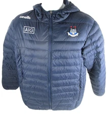 O'Neills Dublin GAA Ath Cliath Gaelic Football Men's Puffer Jack Navy Medium AIG