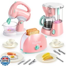 Joyin Play Kitchen Toys, Pretend Food Kitchen Accessories Girls T